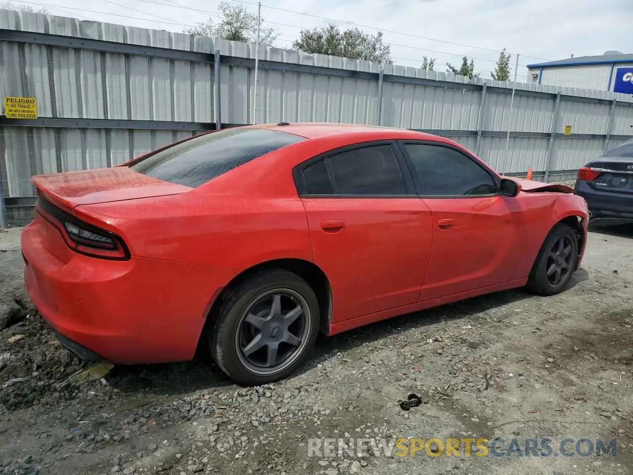 3 fotografías del automóvil dañado 2C3CDXBG3KH688339 DODGE CHARGER 2019