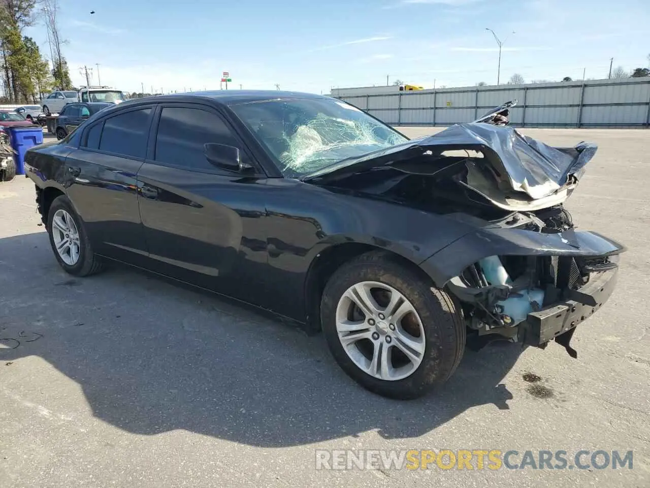 4 fotografías del automóvil dañado 2C3CDXBG3KH695534 DODGE CHARGER 2019