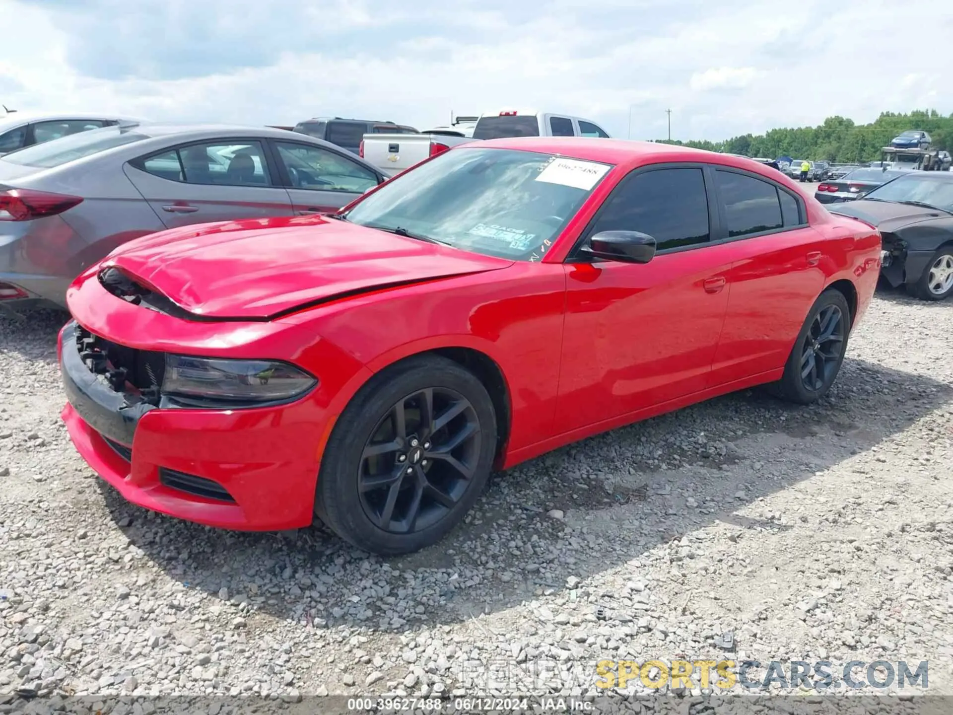 2 fotografías del automóvil dañado 2C3CDXBG4KH553354 DODGE CHARGER 2019
