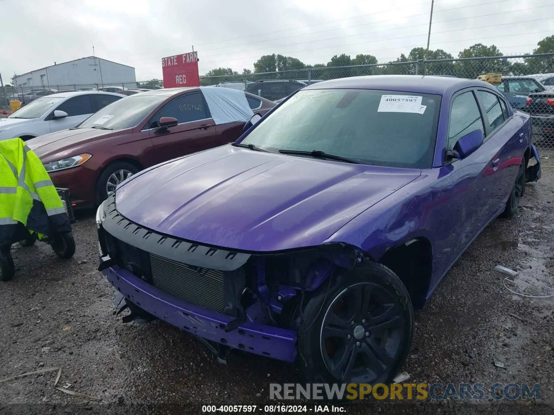 6 fotografías del automóvil dañado 2C3CDXBG4KH723258 DODGE CHARGER 2019