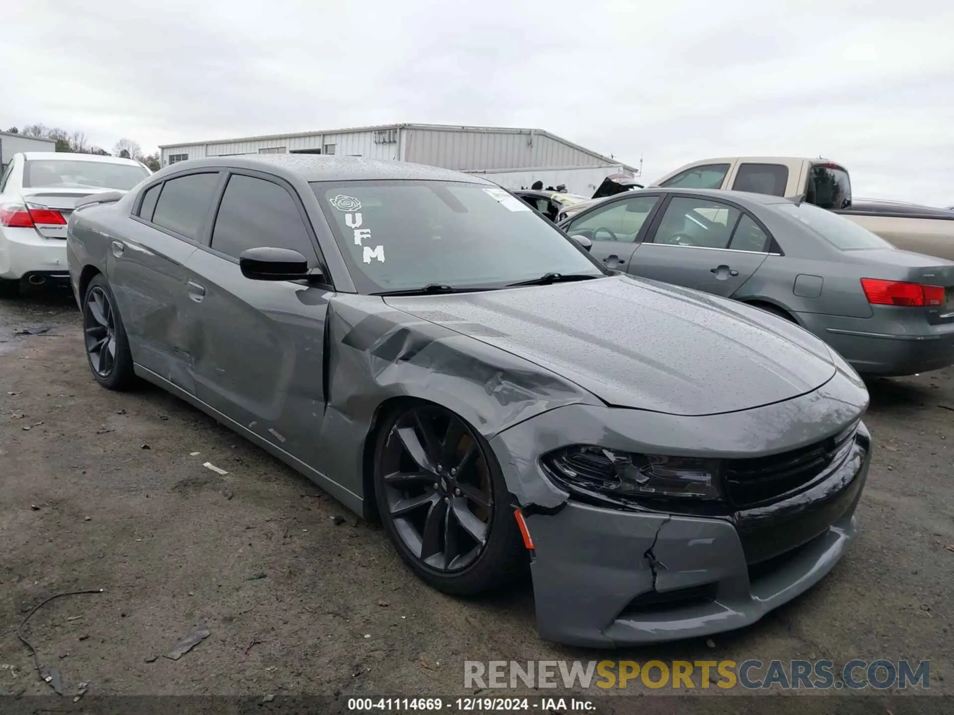 1 fotografías del automóvil dañado 2C3CDXBG6KH667548 DODGE CHARGER 2019