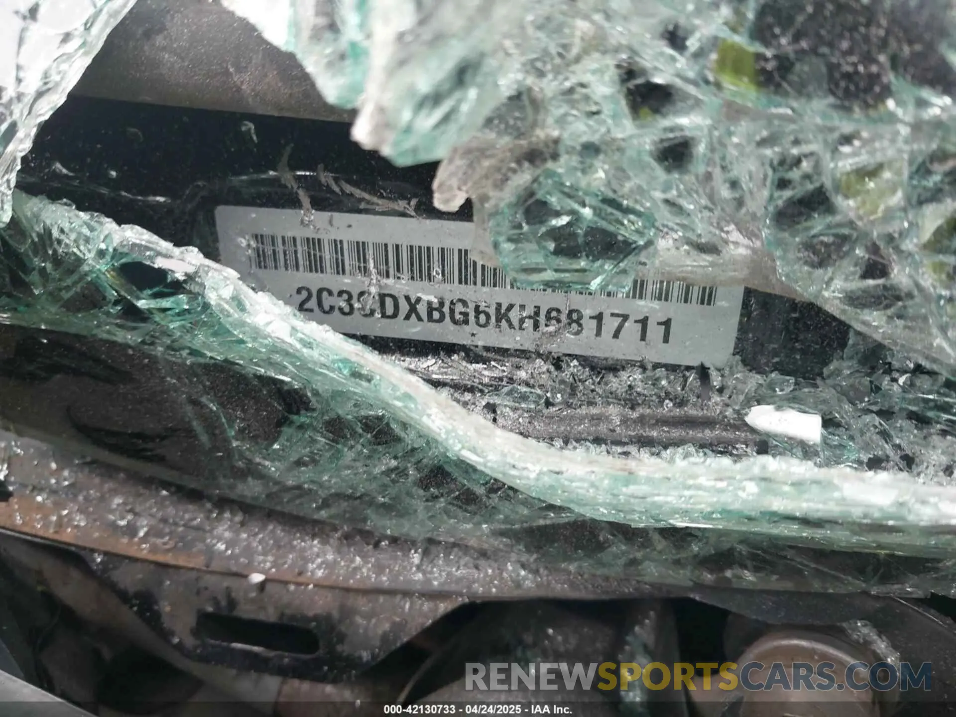 9 fotografías del automóvil dañado 2C3CDXBG6KH681711 DODGE CHARGER 2019