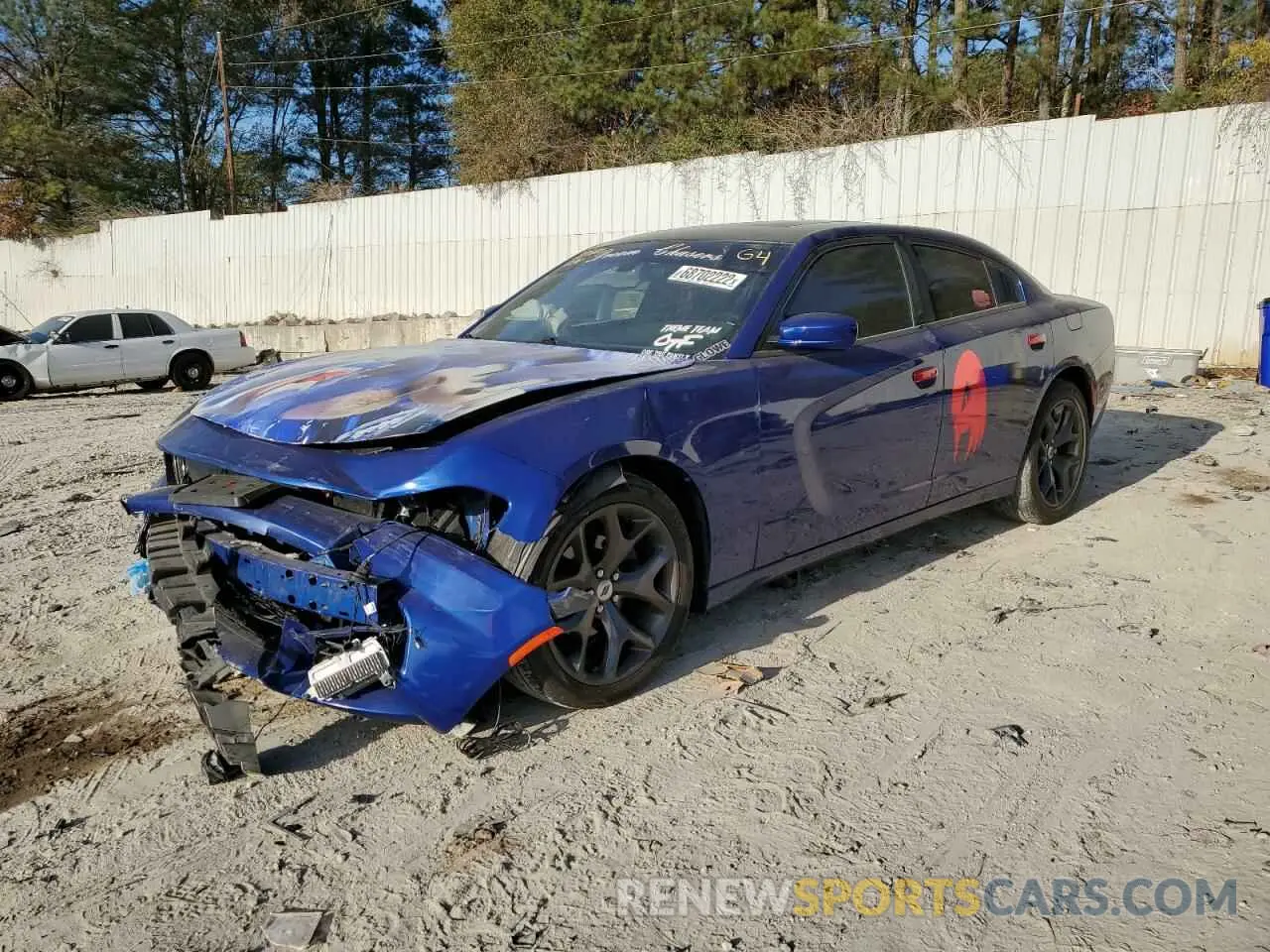 1 fotografías del automóvil dañado 2C3CDXBG8KH660634 DODGE CHARGER 2019