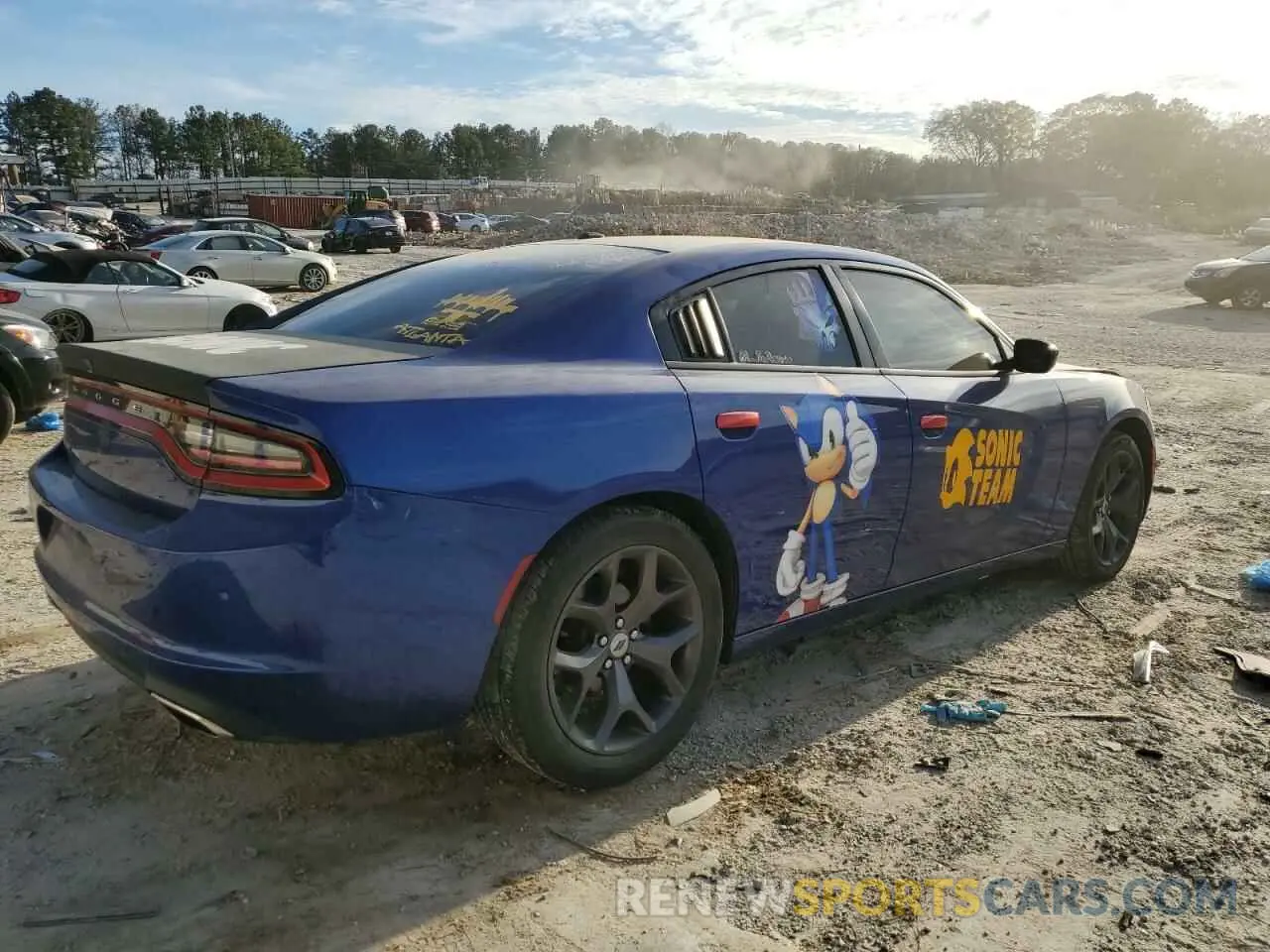 3 fotografías del automóvil dañado 2C3CDXBG8KH660634 DODGE CHARGER 2019
