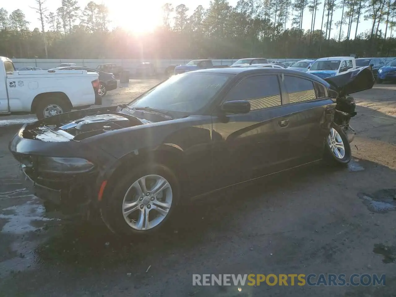 1 fotografías del automóvil dañado 2C3CDXBG9KH644510 DODGE CHARGER 2019