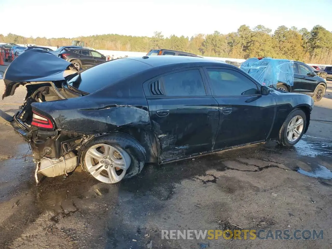 3 fotografías del automóvil dañado 2C3CDXBG9KH644510 DODGE CHARGER 2019