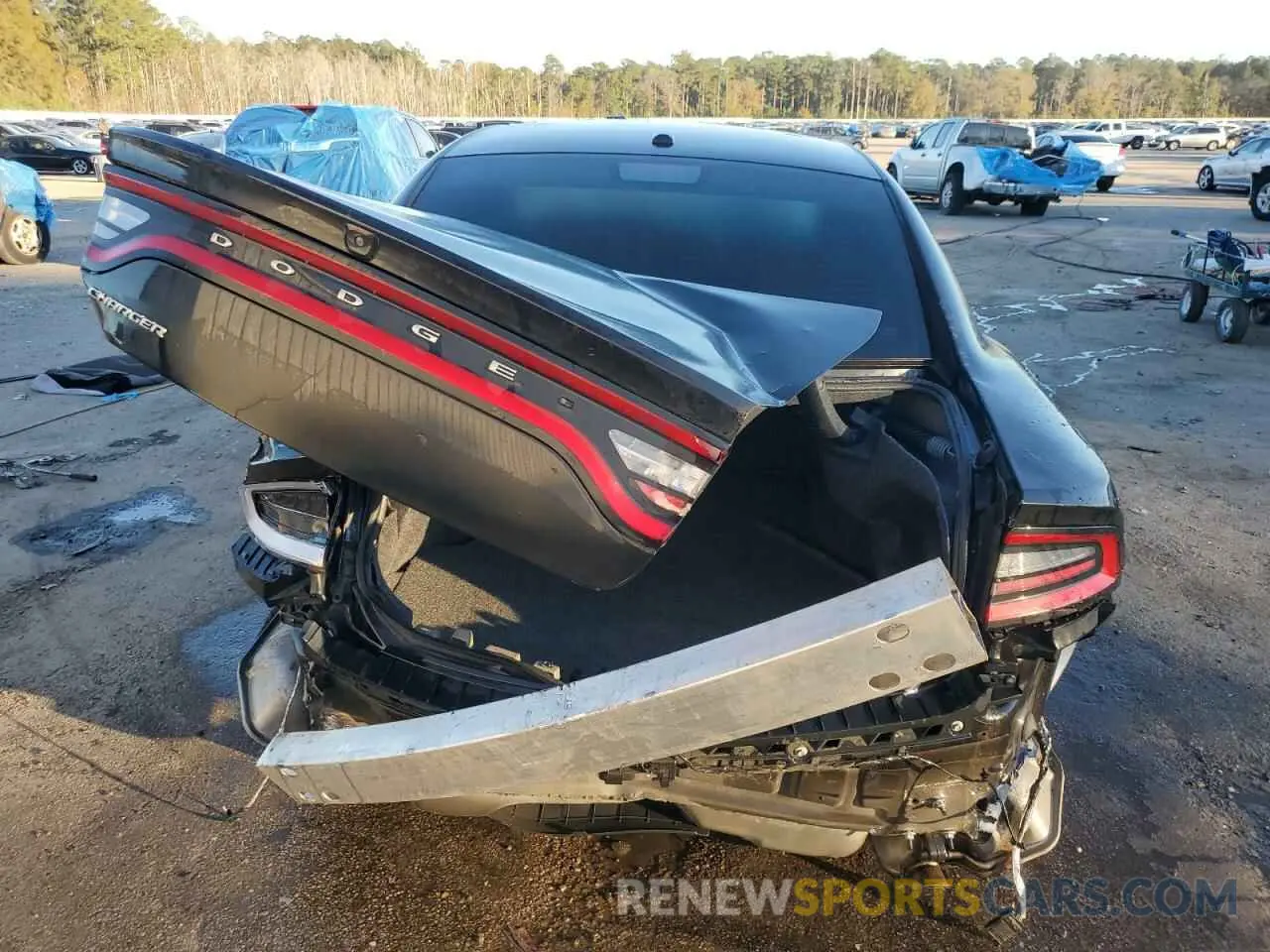 6 fotografías del automóvil dañado 2C3CDXBG9KH644510 DODGE CHARGER 2019