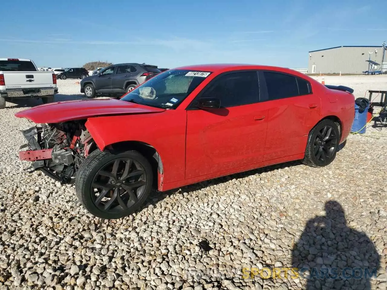 1 fotografías del automóvil dañado 2C3CDXBGXKH504983 DODGE CHARGER 2019
