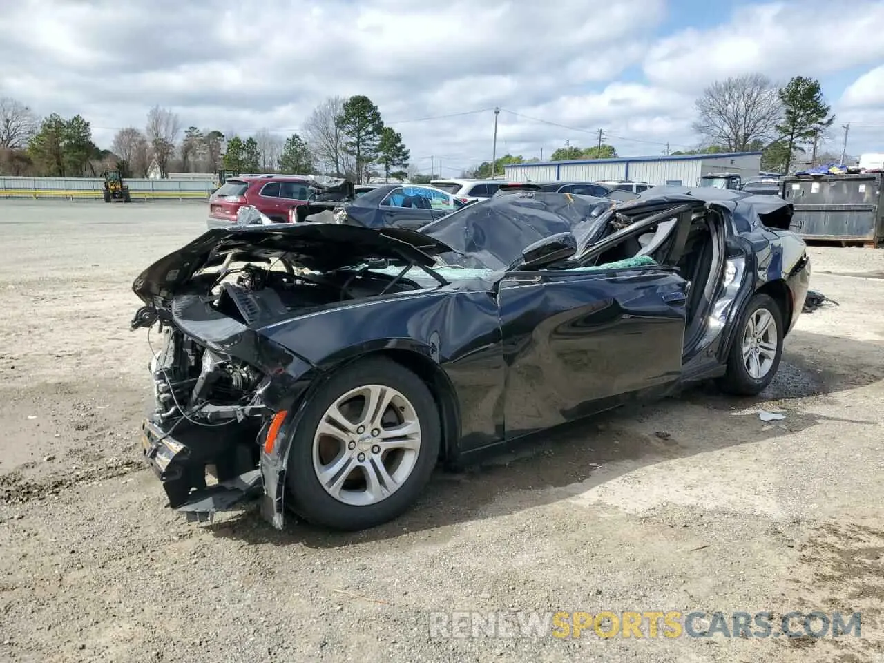 1 fotografías del automóvil dañado 2C3CDXBGXKH522576 DODGE CHARGER 2019