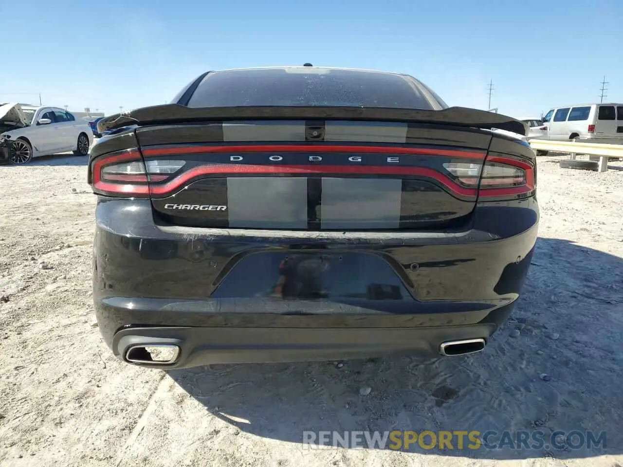 6 fotografías del automóvil dañado 2C3CDXBGXKH659887 DODGE CHARGER 2019