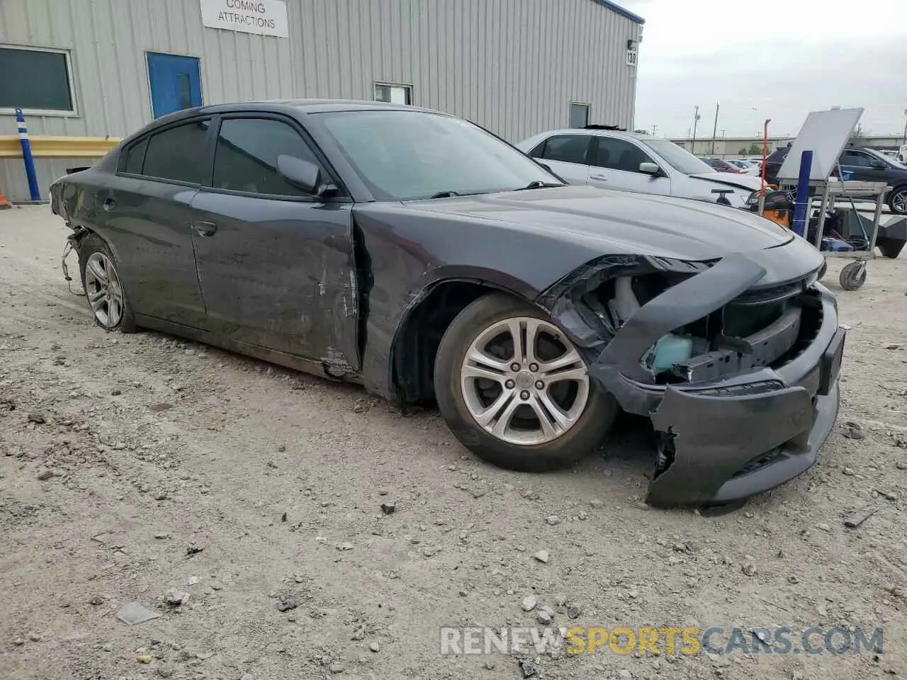 4 fotografías del automóvil dañado 2C3CDXBGXKH711759 DODGE CHARGER 2019