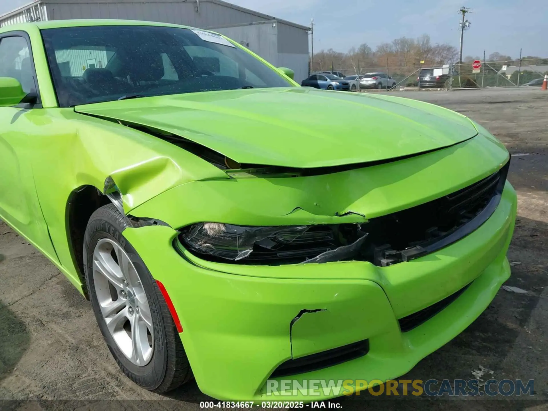 6 fotografías del automóvil dañado 2C3CDXBGXKH713219 DODGE CHARGER 2019