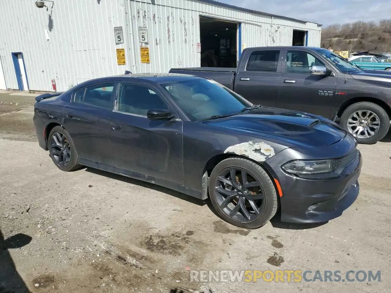 4 fotografías del automóvil dañado 2C3CDXCT0KH607406 DODGE CHARGER 2019