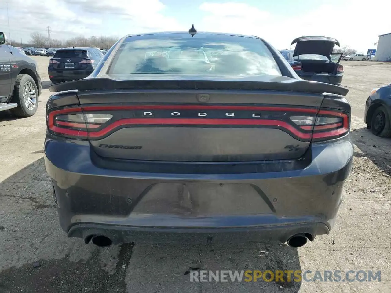6 fotografías del automóvil dañado 2C3CDXCT0KH607406 DODGE CHARGER 2019