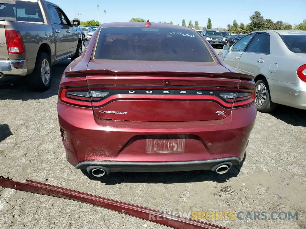6 fotografías del automóvil dañado 2C3CDXCT0KH738030 DODGE CHARGER 2019