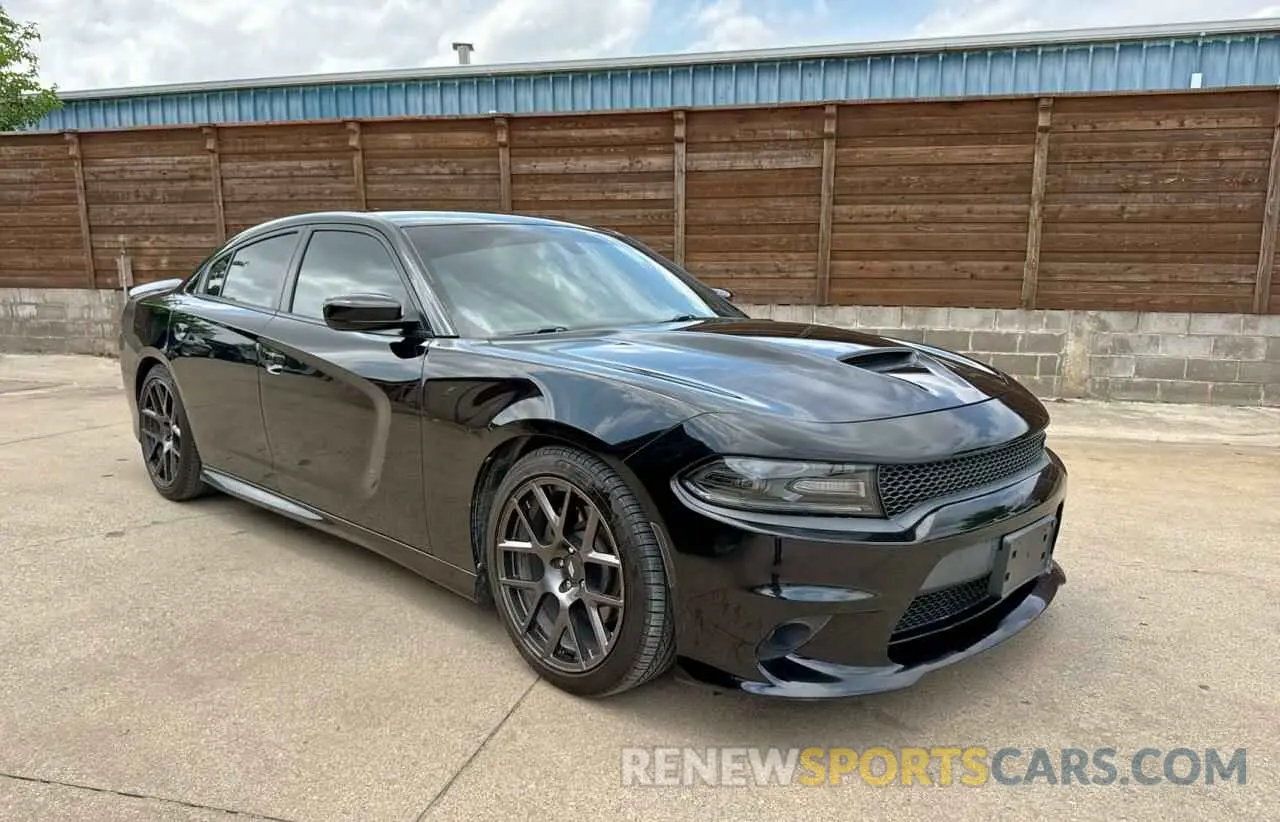 1 fotografías del automóvil dañado 2C3CDXCT2KH650502 DODGE CHARGER 2019