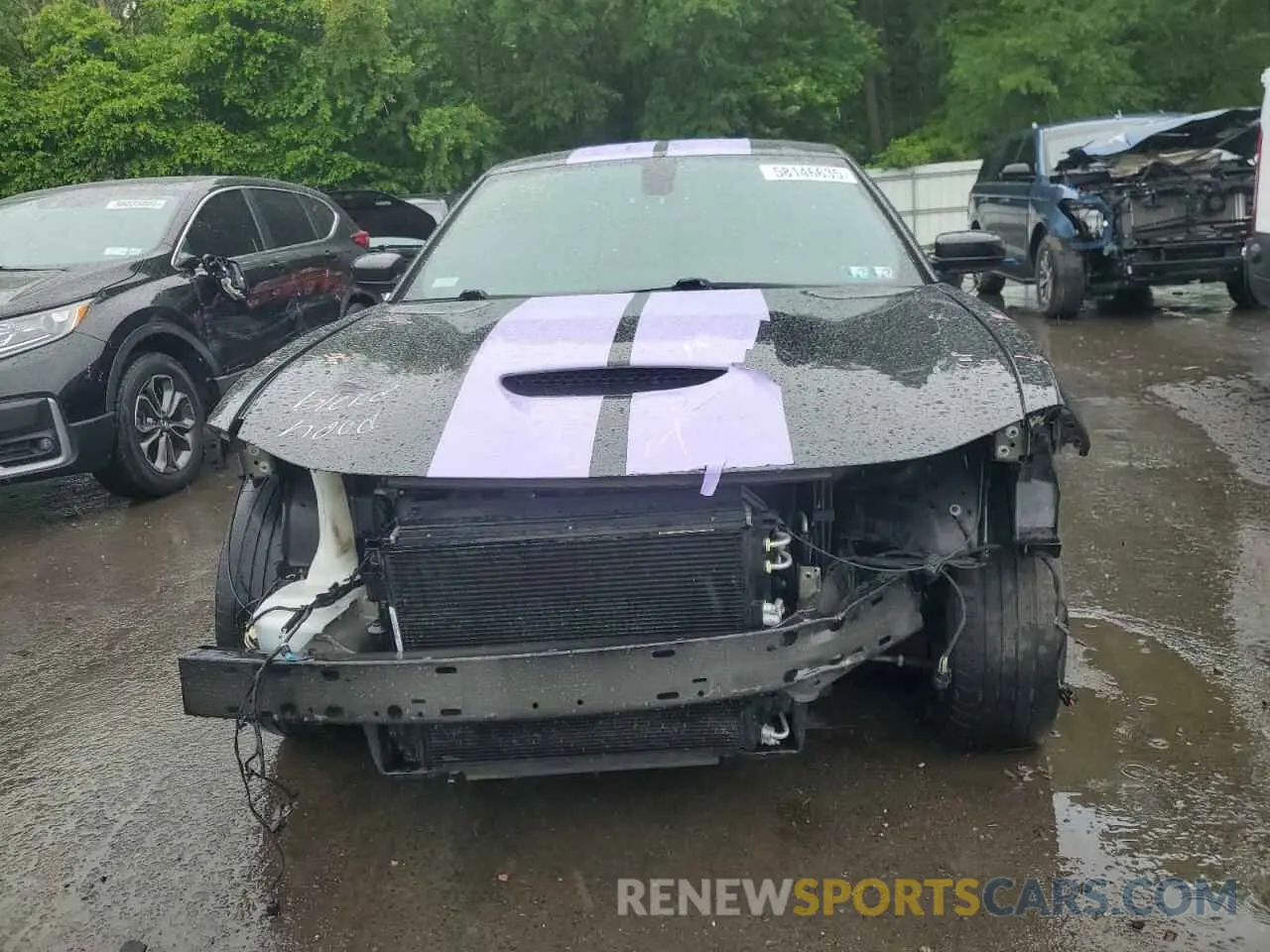 5 fotografías del automóvil dañado 2C3CDXCT2KH726476 DODGE CHARGER 2019