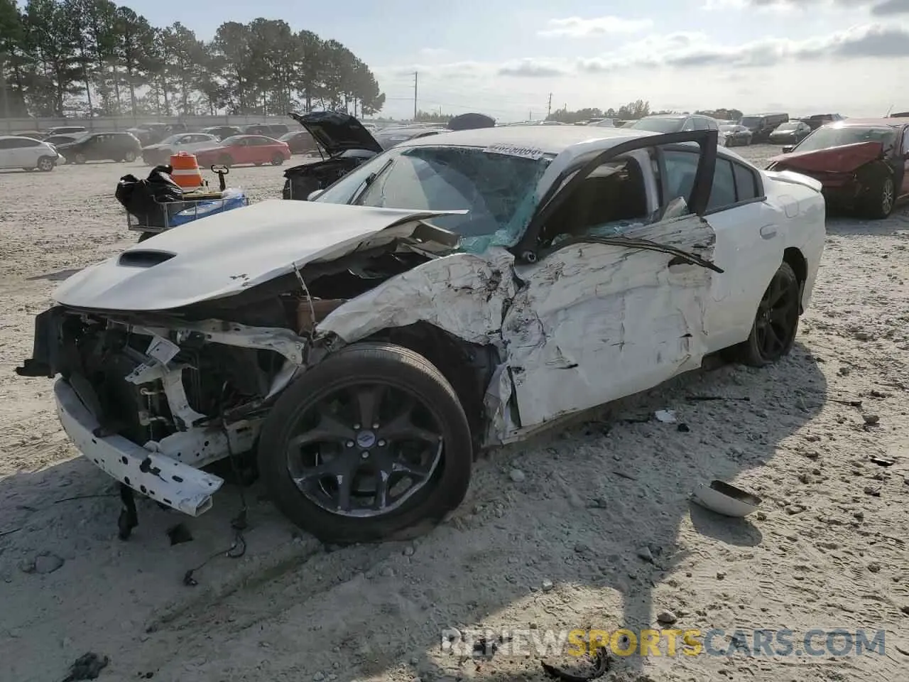 1 fotografías del automóvil dañado 2C3CDXCT3KH526920 DODGE CHARGER 2019