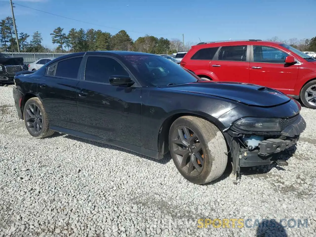 4 fotografías del automóvil dañado 2C3CDXCT3KH540848 DODGE CHARGER 2019