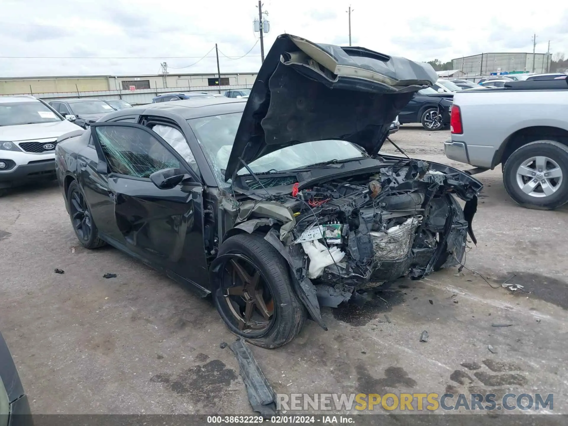 1 fotografías del automóvil dañado 2C3CDXCT4KH647147 DODGE CHARGER 2019