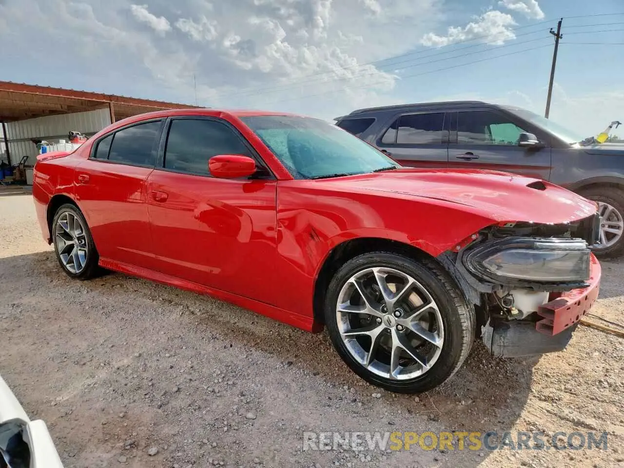 4 fotografías del automóvil dañado 2C3CDXCT6KH633184 DODGE CHARGER 2019