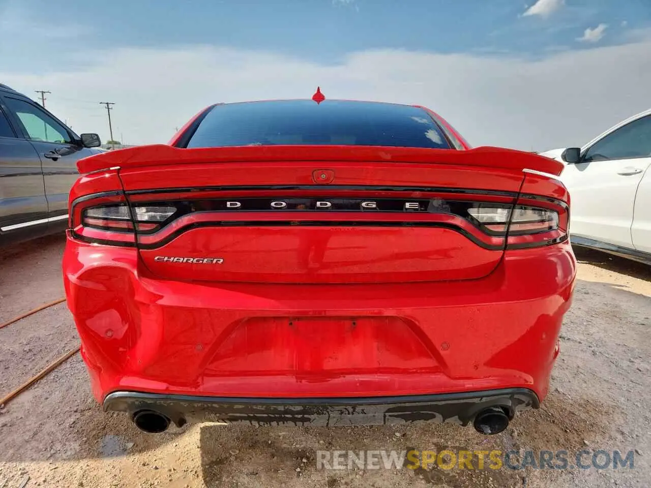 6 fotografías del automóvil dañado 2C3CDXCT6KH633184 DODGE CHARGER 2019
