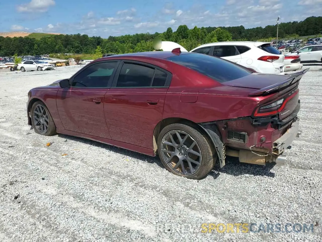 2 fotografías del automóvil dañado 2C3CDXCT7KH544546 DODGE CHARGER 2019