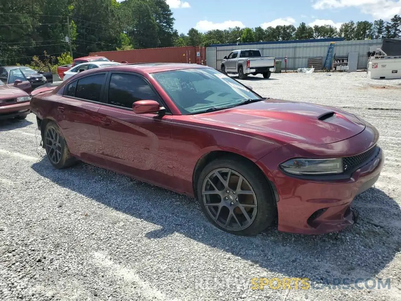 4 fotografías del automóvil dañado 2C3CDXCT7KH544546 DODGE CHARGER 2019