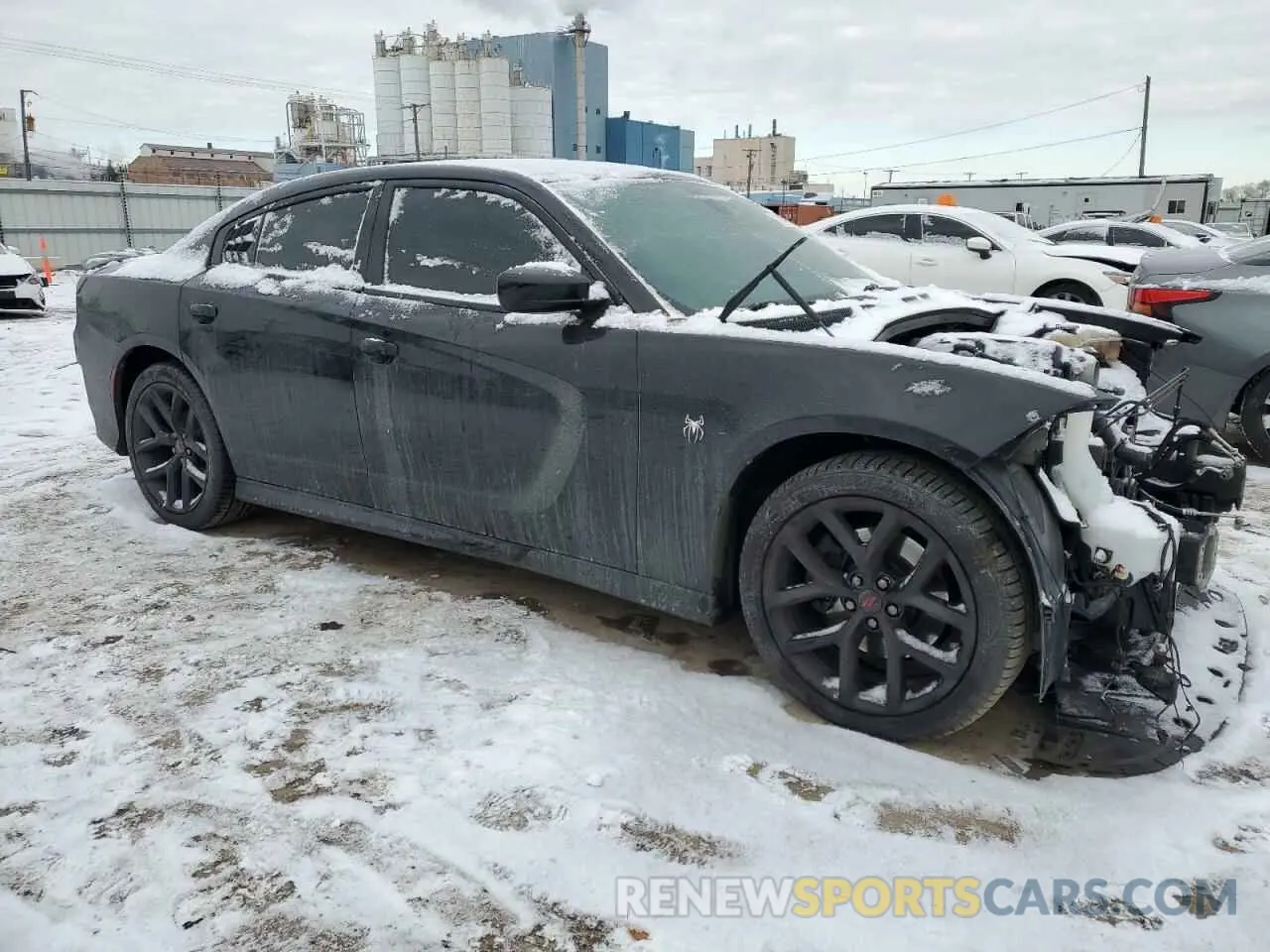 4 fotografías del automóvil dañado 2C3CDXCT8KH523544 DODGE CHARGER 2019