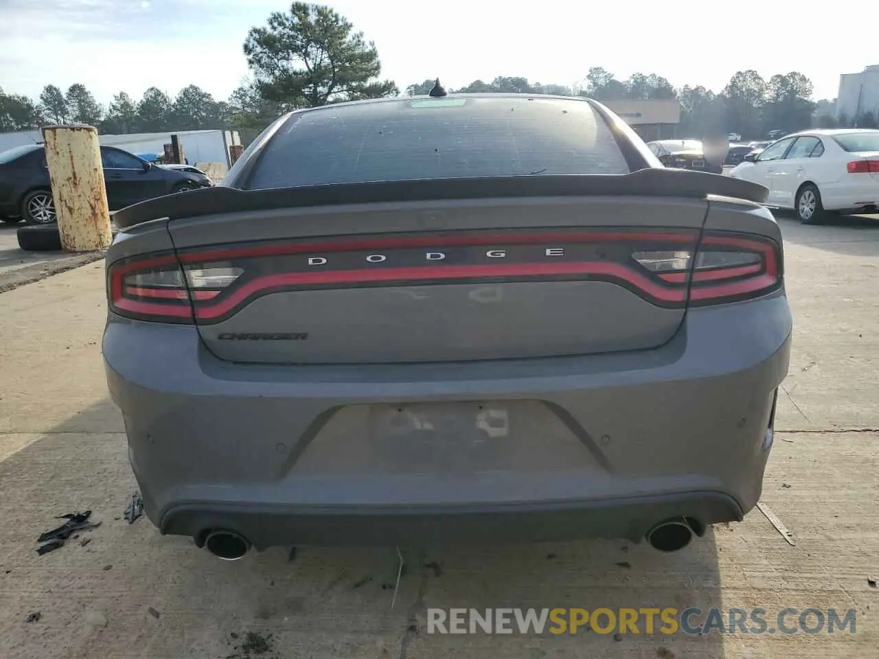 6 fotografías del automóvil dañado 2C3CDXCT8KH588555 DODGE CHARGER 2019