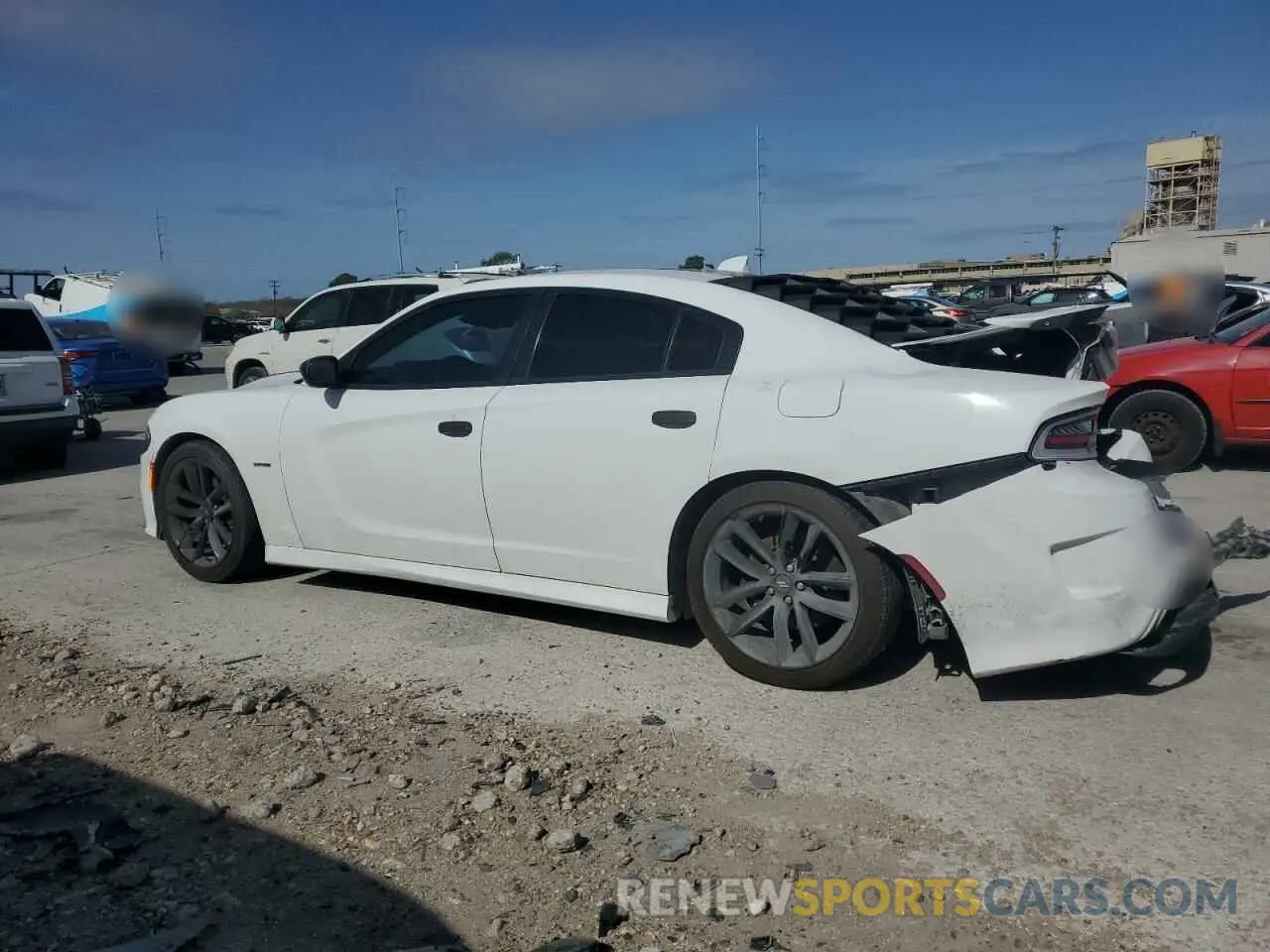 2 fotografías del automóvil dañado 2C3CDXCT9KH588497 DODGE CHARGER 2019