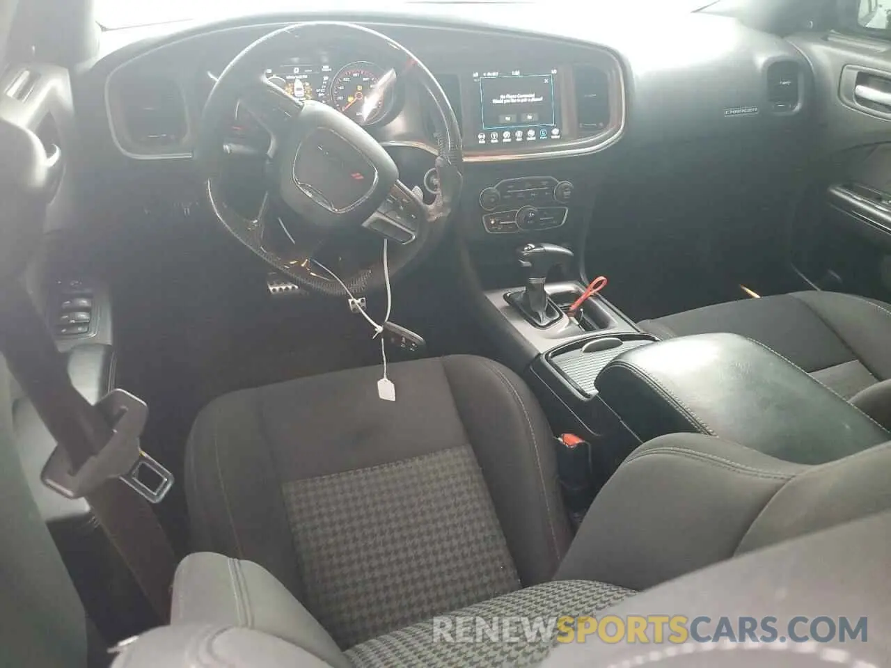 8 fotografías del automóvil dañado 2C3CDXCT9KH607338 DODGE CHARGER 2019