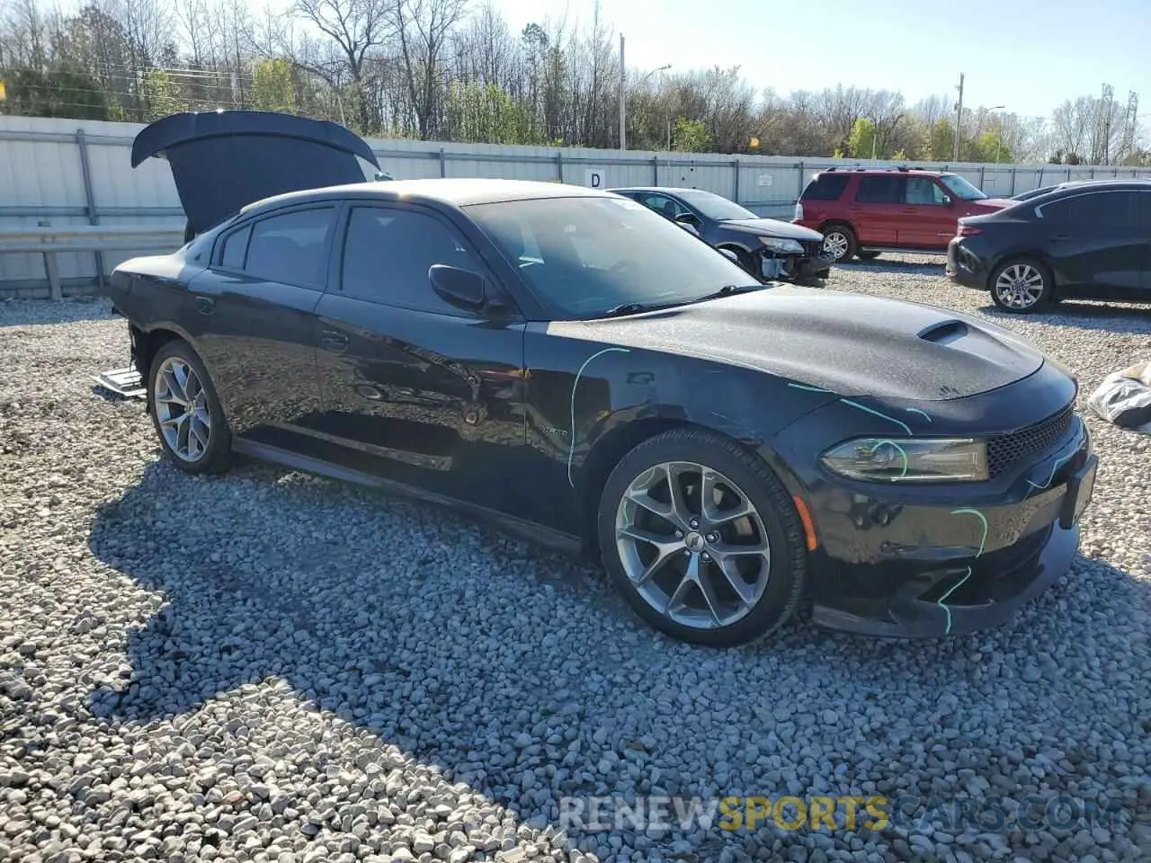 4 fotografías del automóvil dañado 2C3CDXCT9KH629890 DODGE CHARGER 2019