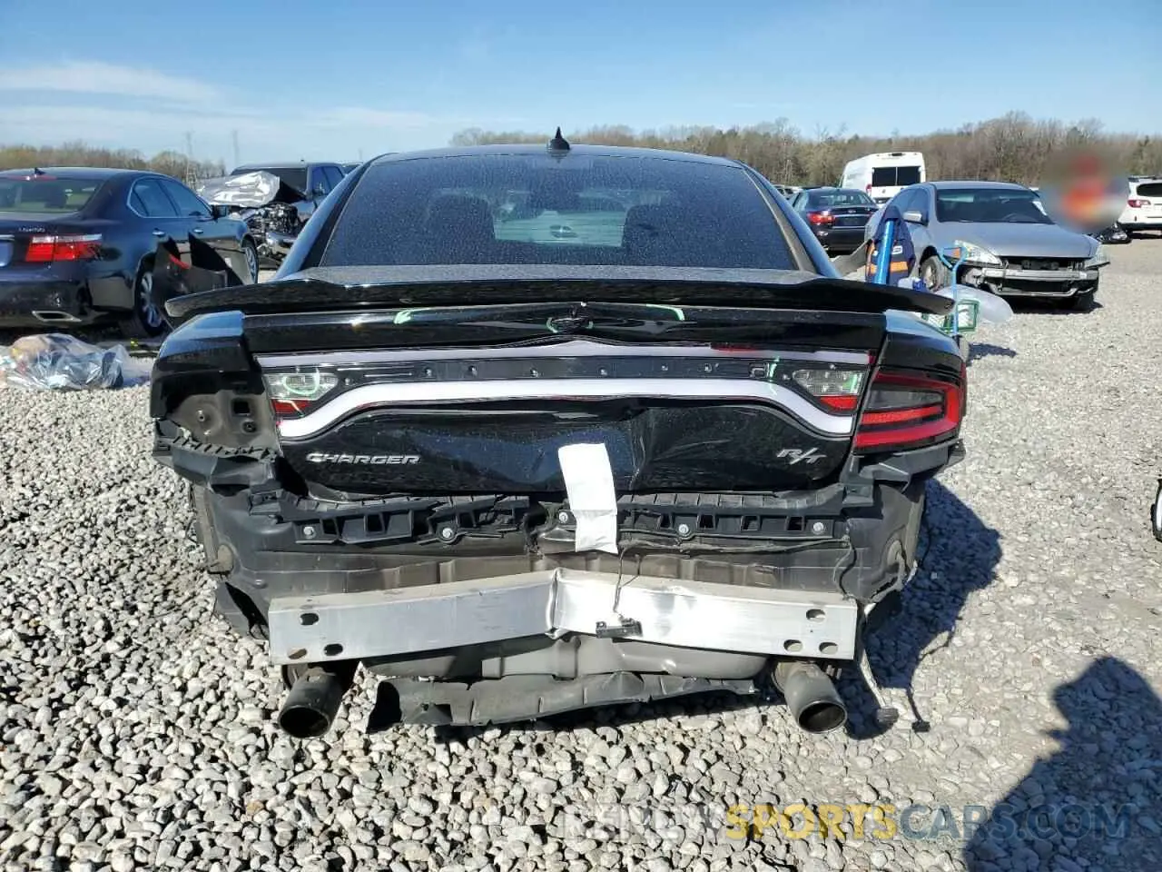 6 fotografías del automóvil dañado 2C3CDXCT9KH629890 DODGE CHARGER 2019
