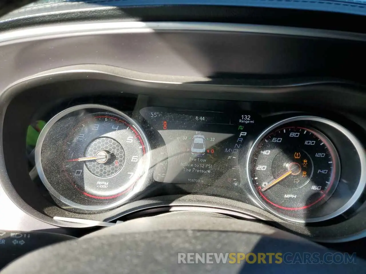 9 fotografías del automóvil dañado 2C3CDXCT9KH629890 DODGE CHARGER 2019
