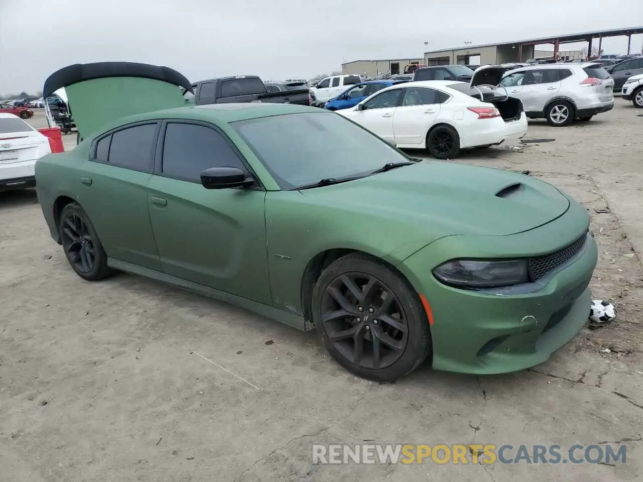 4 fotografías del automóvil dañado 2C3CDXCTXKH633124 DODGE CHARGER 2019
