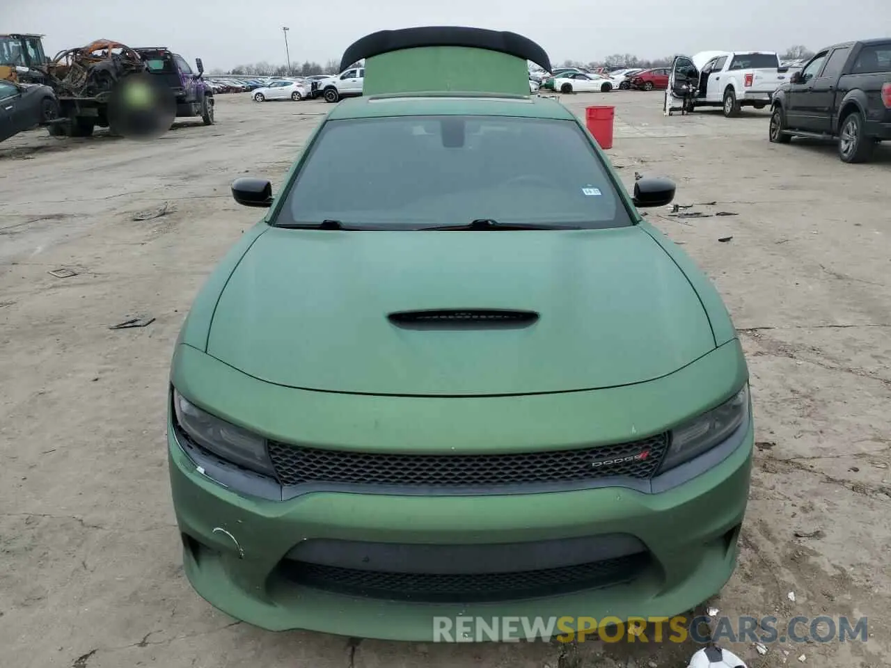 5 fotografías del automóvil dañado 2C3CDXCTXKH633124 DODGE CHARGER 2019