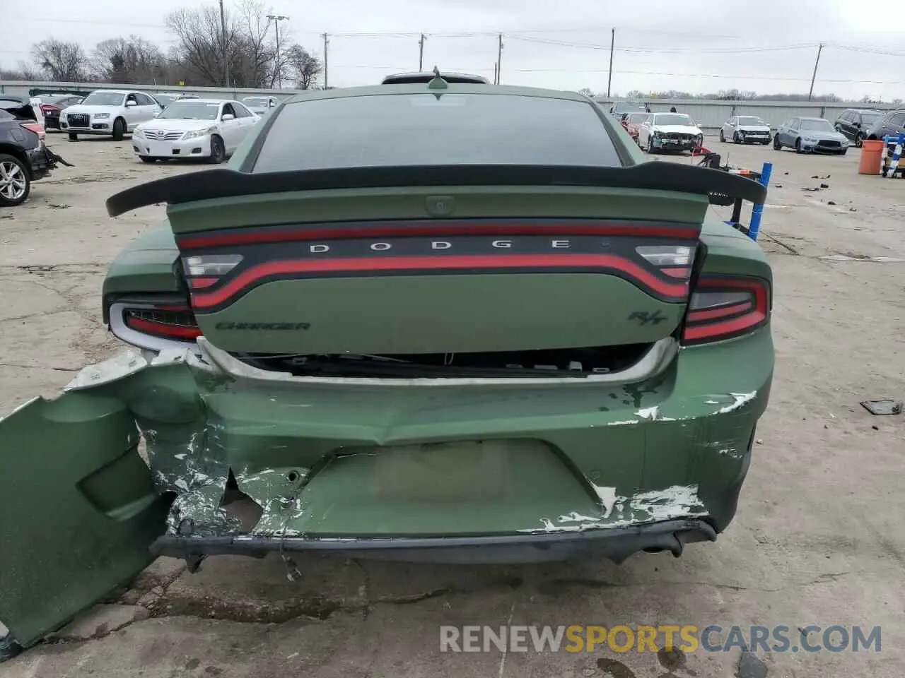6 fotografías del automóvil dañado 2C3CDXCTXKH633124 DODGE CHARGER 2019