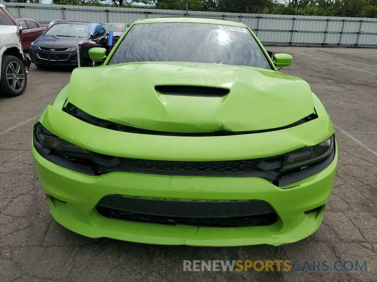 5 fotografías del automóvil dañado 2C3CDXGJ1KH622134 DODGE CHARGER 2019