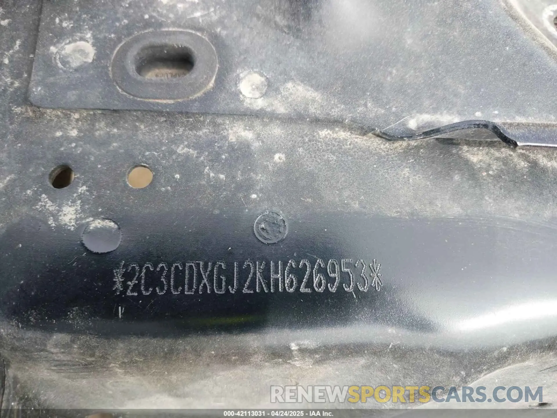 9 fotografías del automóvil dañado 2C3CDXGJ2KH626953 DODGE CHARGER 2019