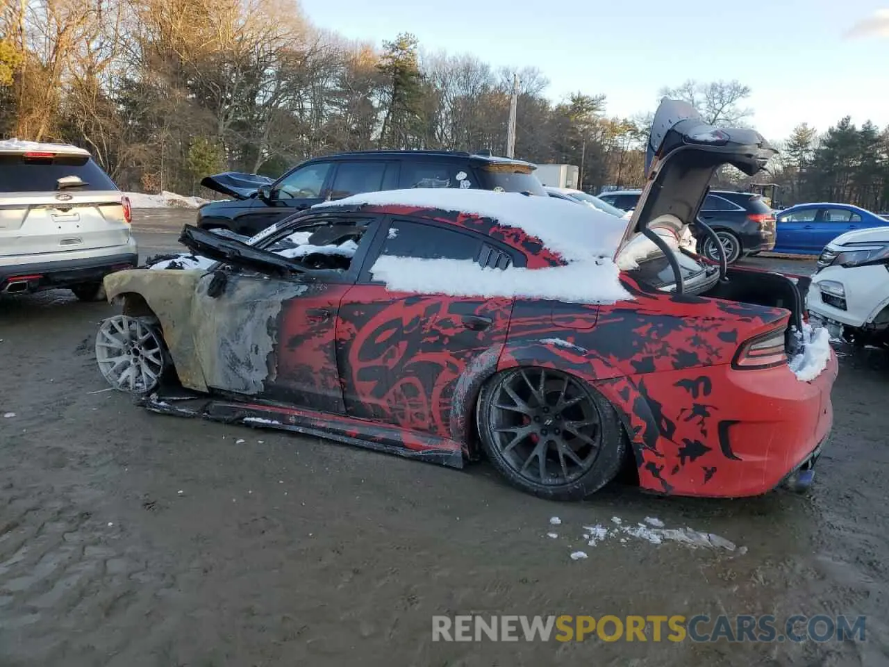 2 fotografías del automóvil dañado 2C3CDXGJ2KH647009 DODGE CHARGER 2019