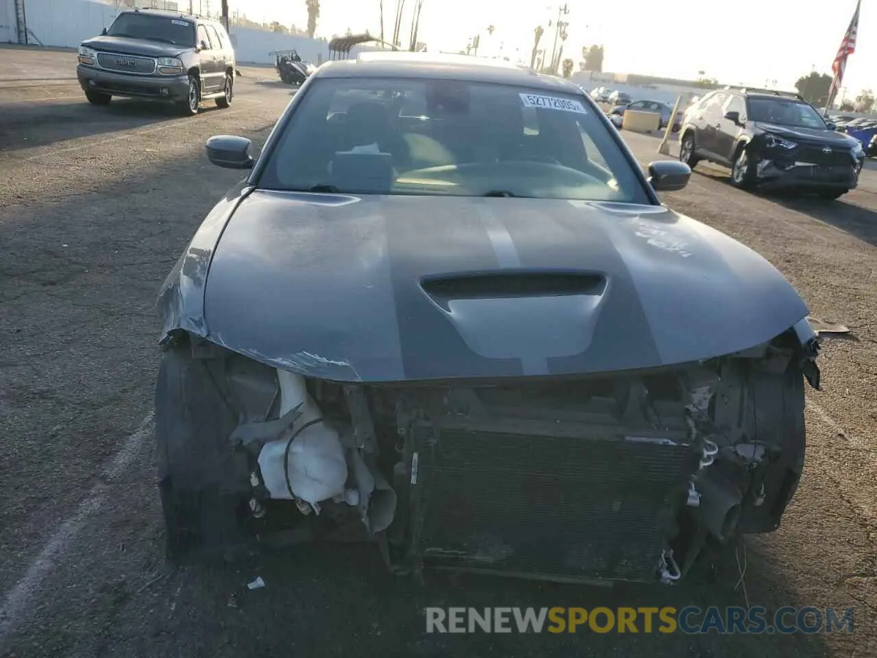 5 fotografías del automóvil dañado 2C3CDXGJ3KH535447 DODGE CHARGER 2019