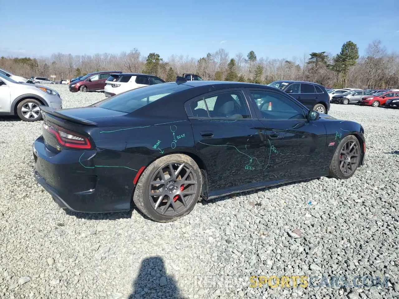 3 fotografías del automóvil dañado 2C3CDXGJ4KH646170 DODGE CHARGER 2019
