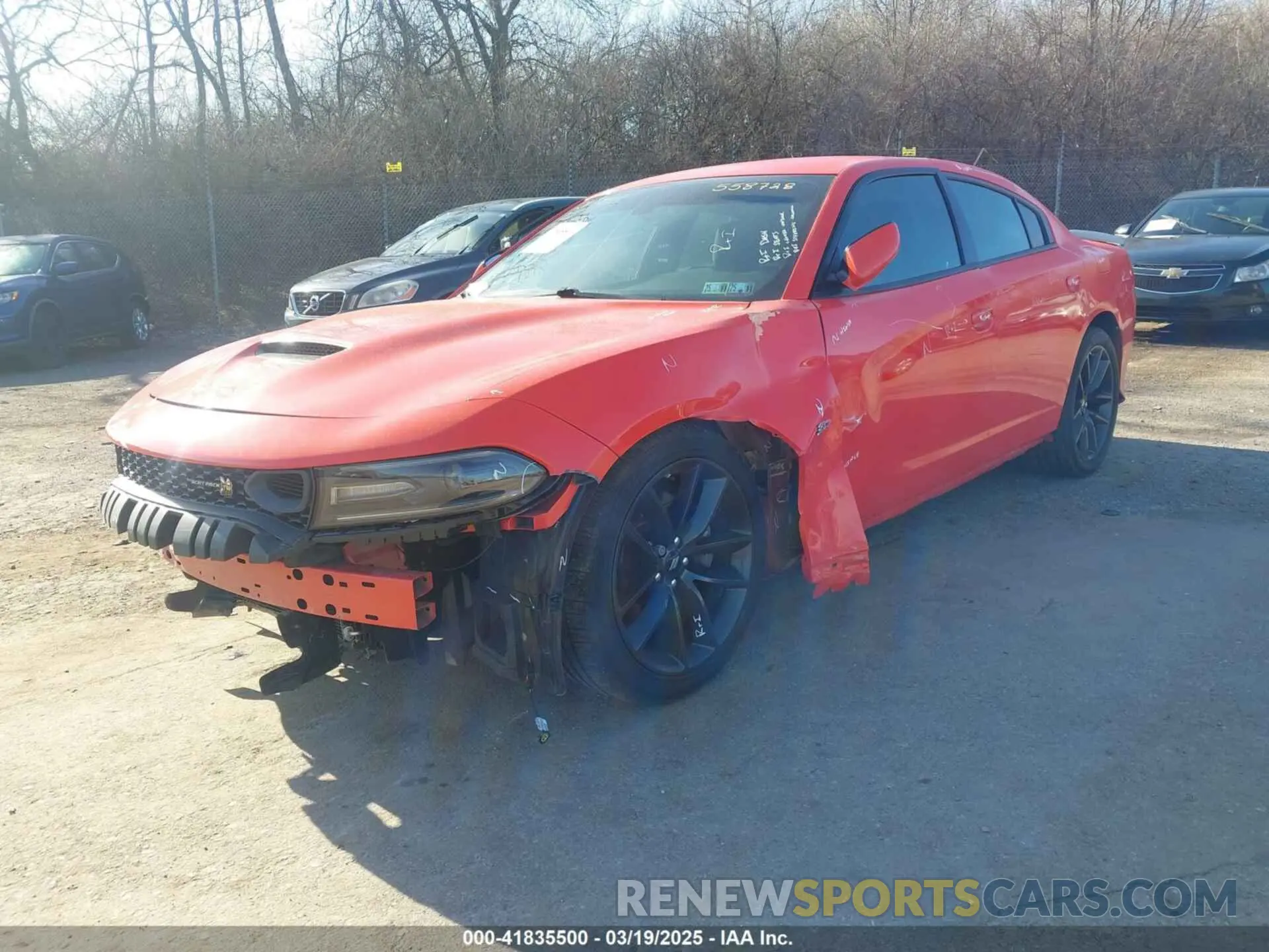 6 fotografías del automóvil dañado 2C3CDXGJ5KH558728 DODGE CHARGER 2019