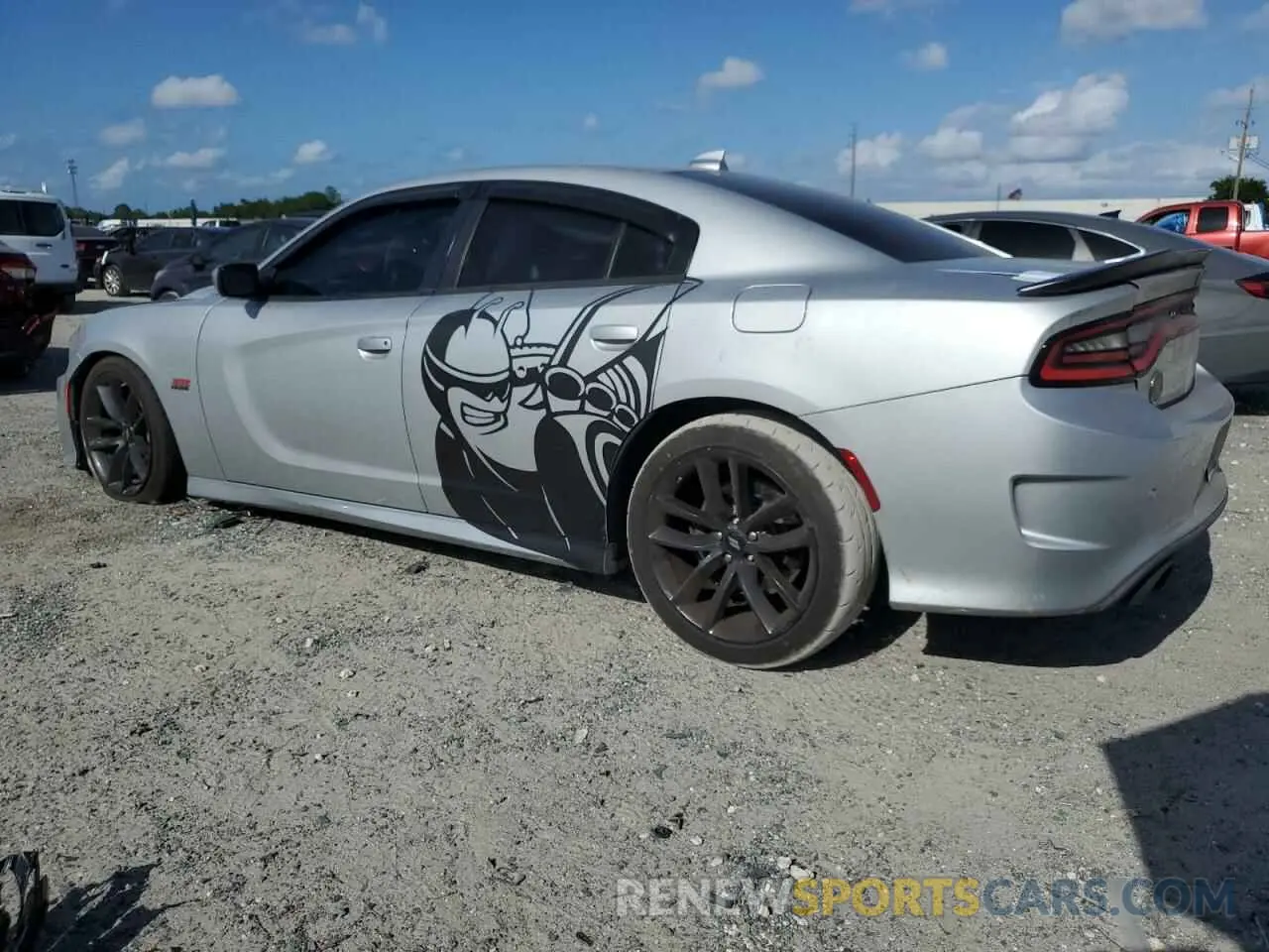 2 fotografías del automóvil dañado 2C3CDXGJ6KH589129 DODGE CHARGER 2019
