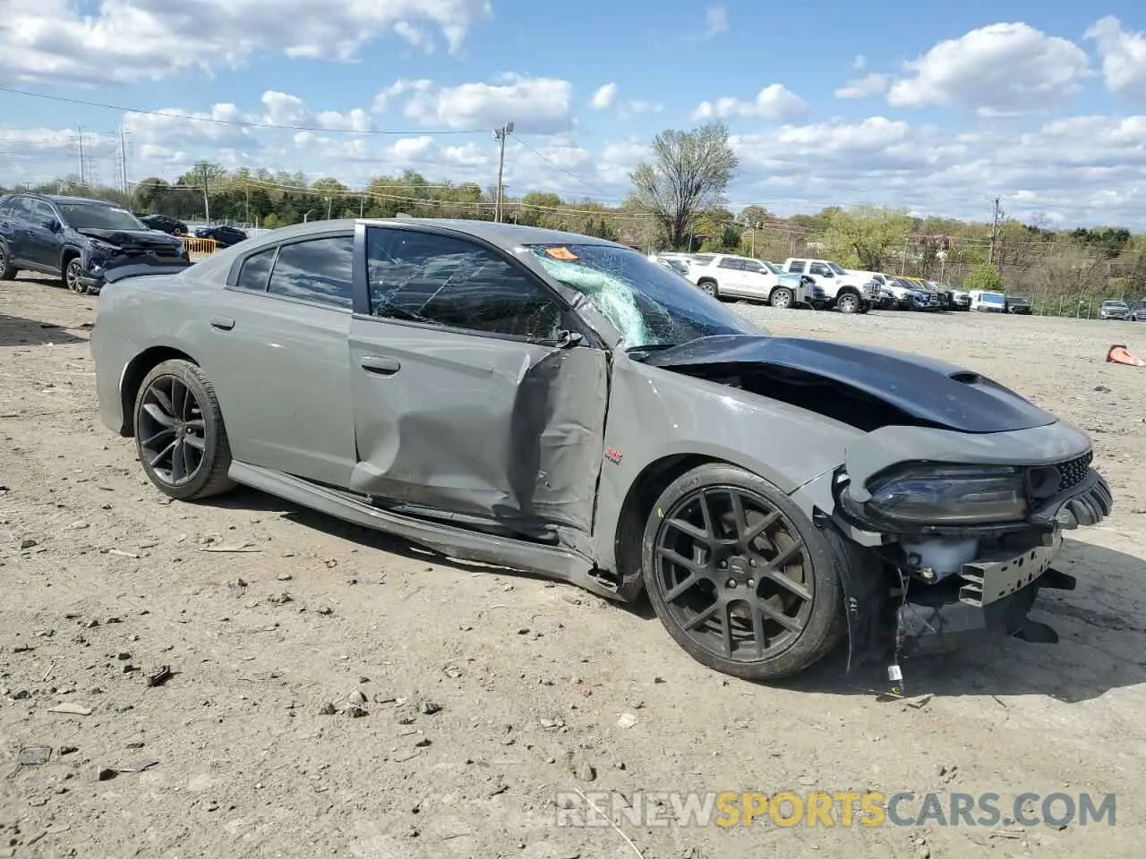 4 fotografías del automóvil dañado 2C3CDXGJ6KH625790 DODGE CHARGER 2019