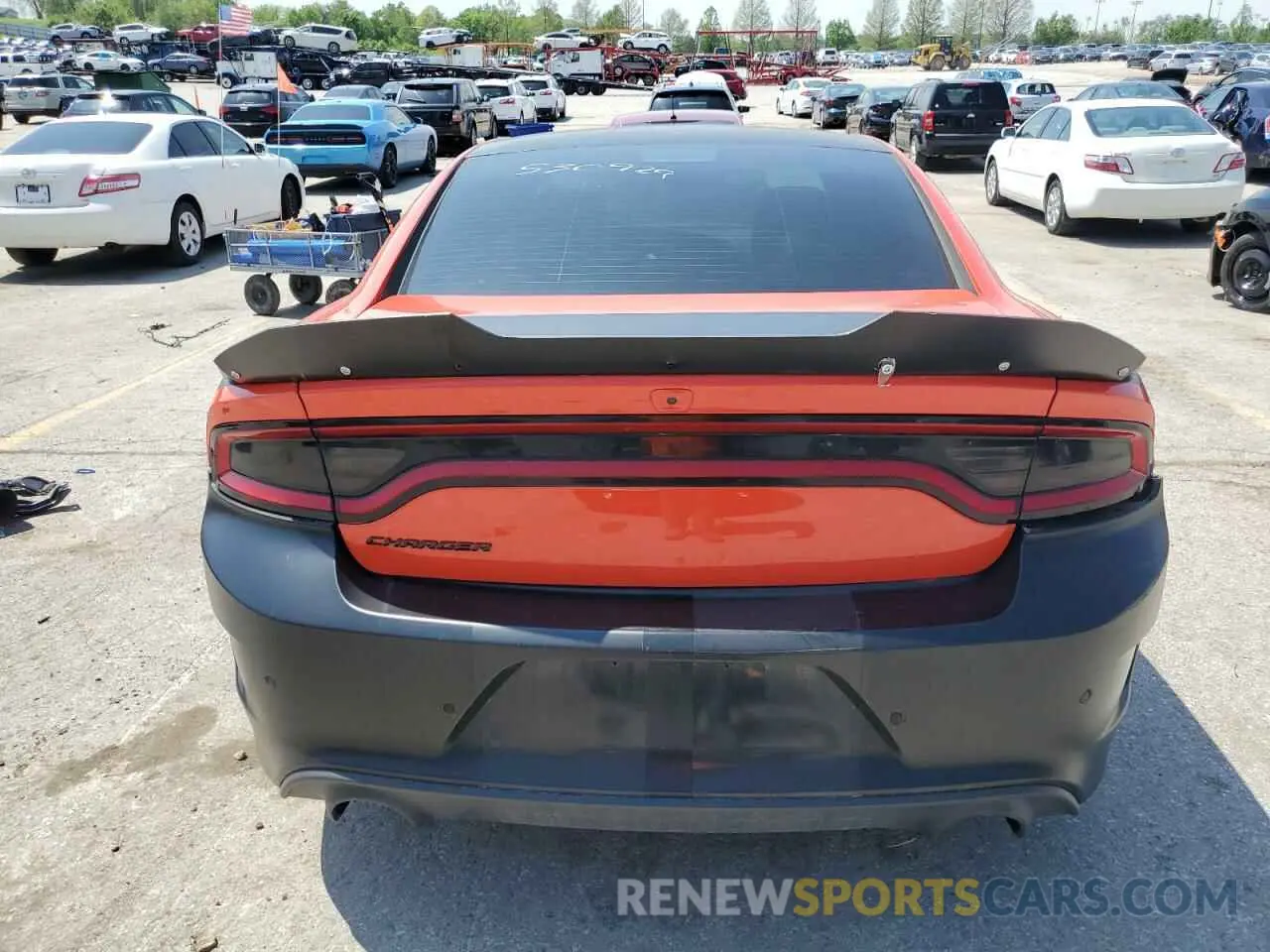 6 fotografías del automóvil dañado 2C3CDXGJ7KH530929 DODGE CHARGER 2019