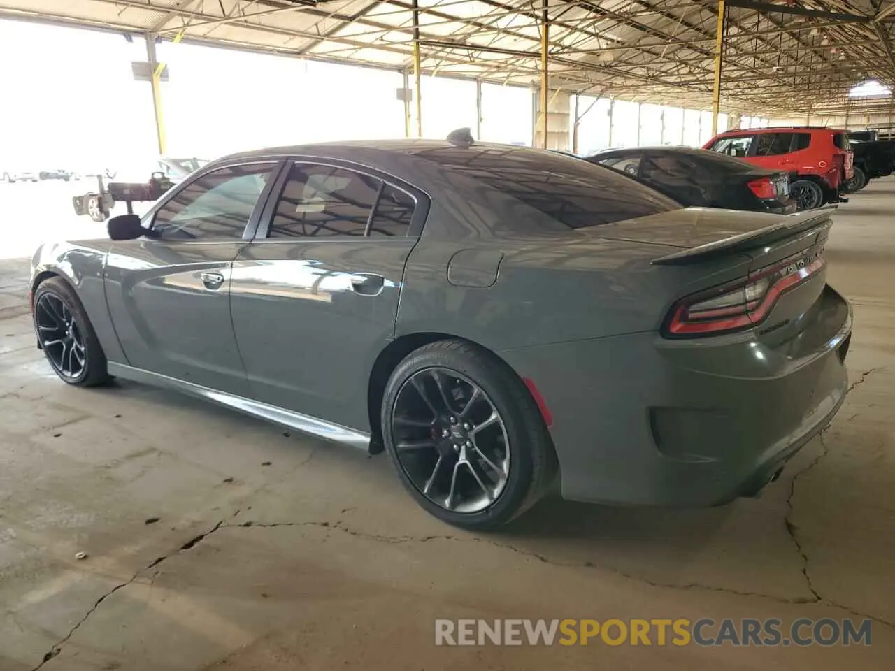 2 fotografías del automóvil dañado 2C3CDXGJ7KH697114 DODGE CHARGER 2019