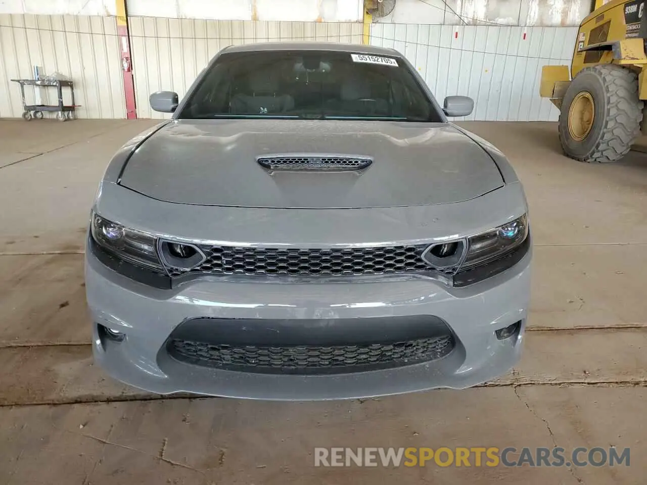 5 fotografías del automóvil dañado 2C3CDXGJ7KH697114 DODGE CHARGER 2019