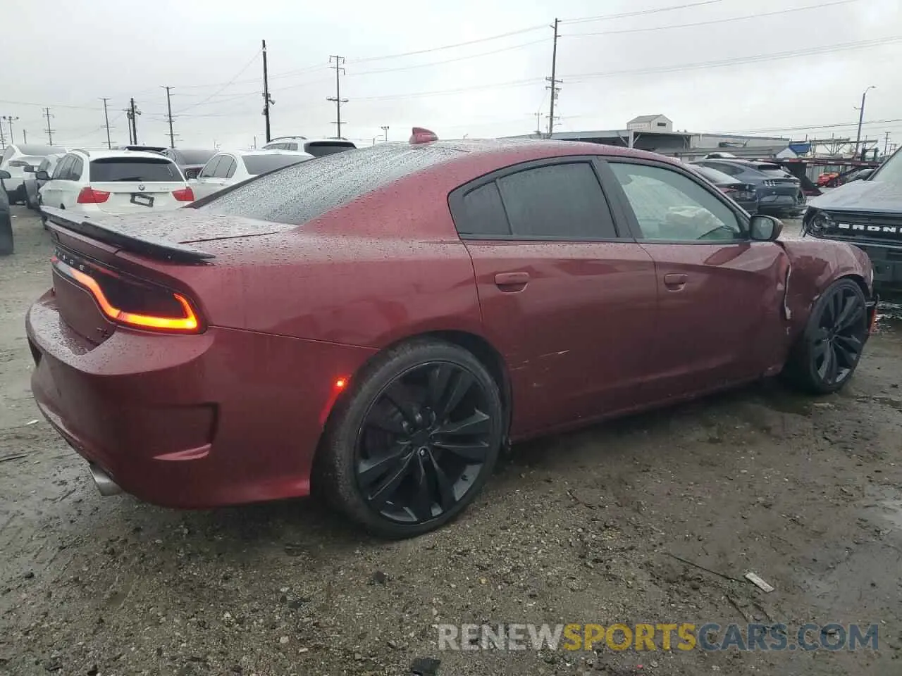 3 fotografías del automóvil dañado 2C3CDXGJ7KH753892 DODGE CHARGER 2019